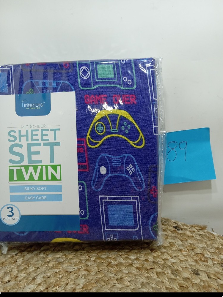 Interior By Design Microfiber Twin Sheets Set Silky Soft Easy Care