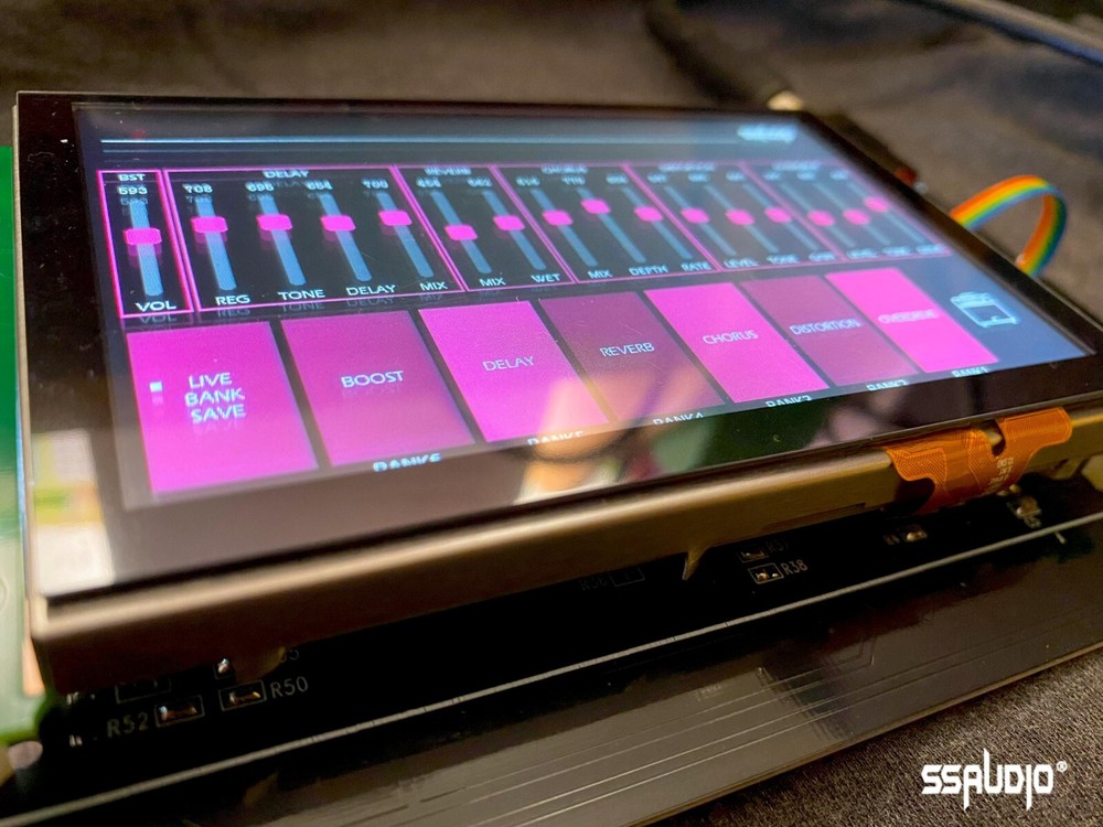 Guitar Multi Effect Touch Control Overdrive Distortion Chorus Reverb Delay Boost