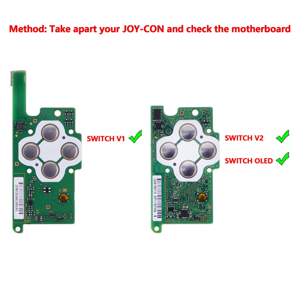7 Colors 9 Modes LED Kit Luminated Buttons Set for Nintendo Switch Joycon & OLED