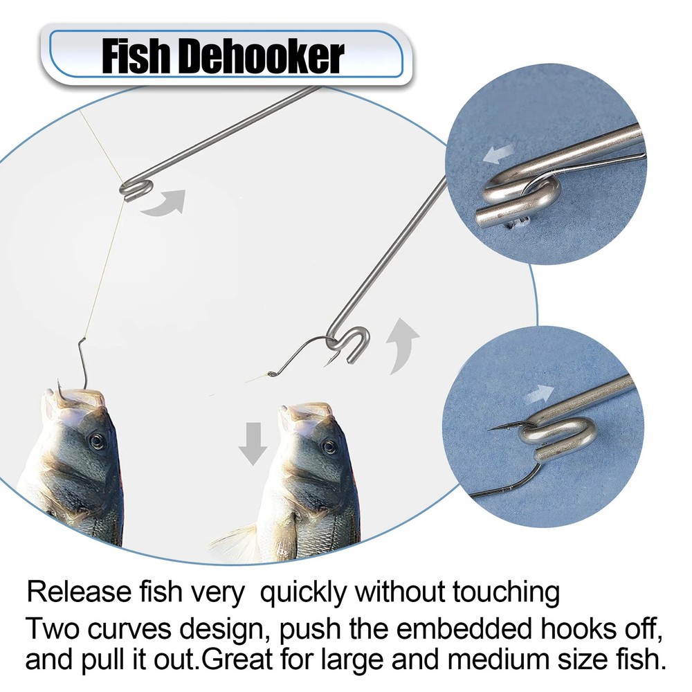 Aventik Fish Venting Tool Fish Hook Remove Dehooker Venting Device Deep SeaFish