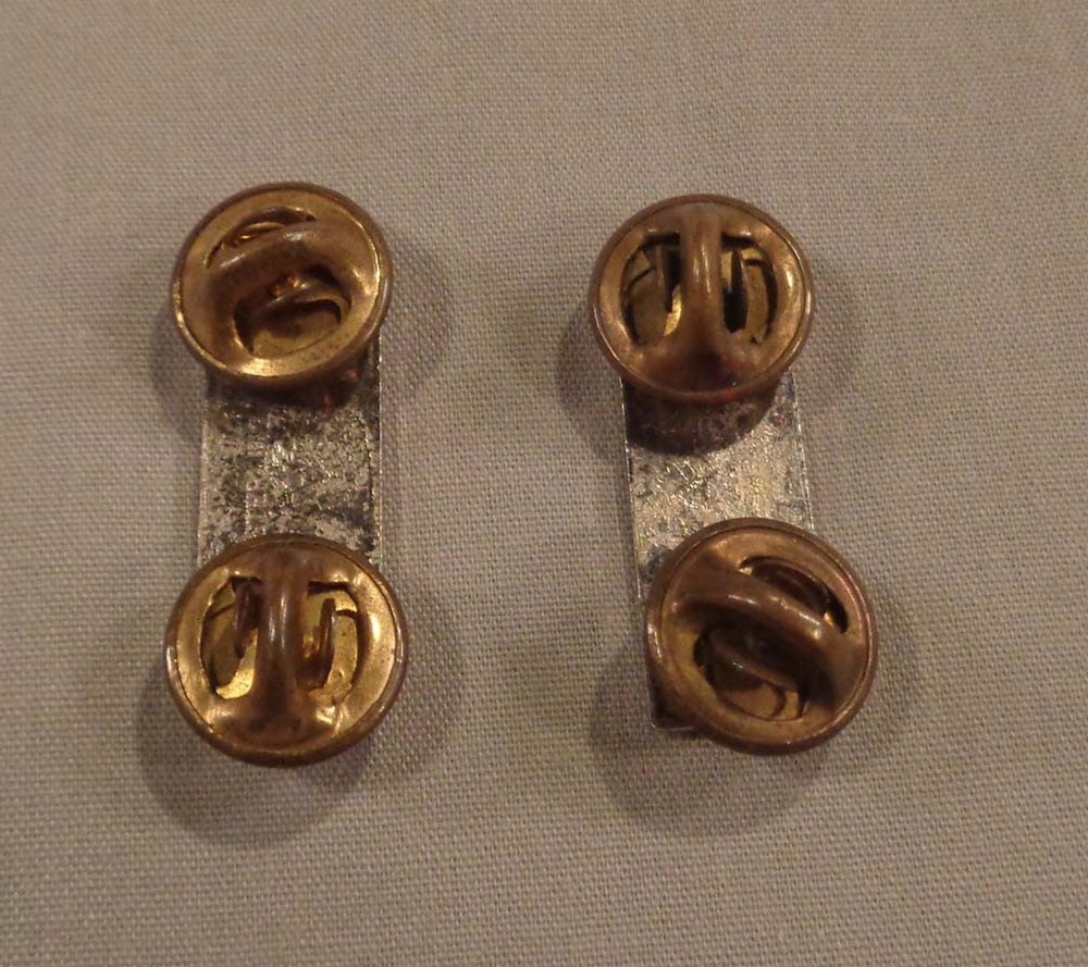Vintage 1st Lieutenant Bars Matched Pair Sterling Silver