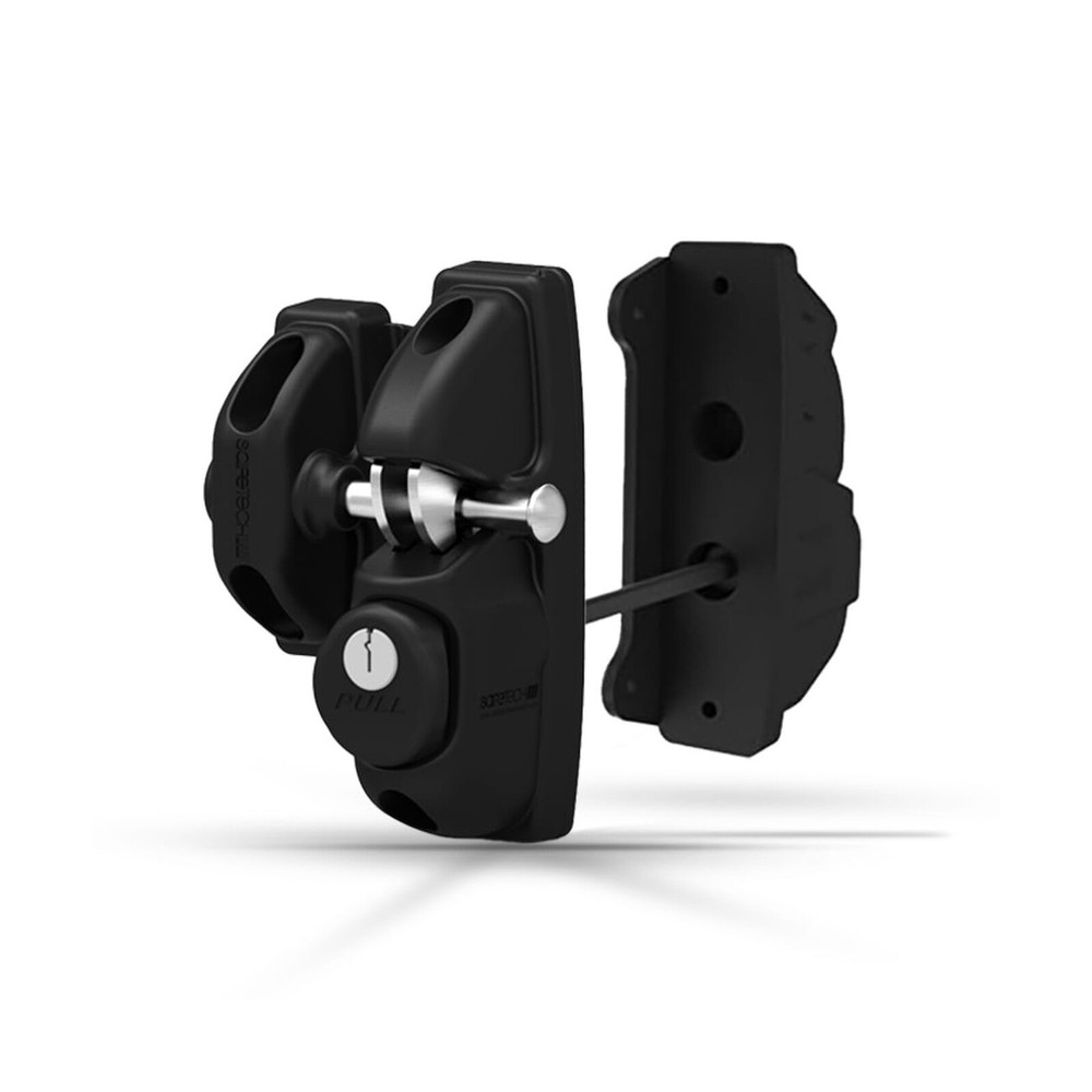 Safetech Hardware ViperX2 Gravity Gate Latch | Two-Sided Keyed Alike | 2 Inde...