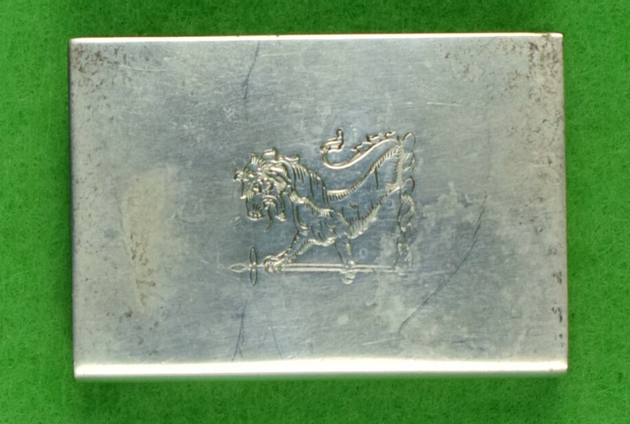 Sterling Griffin Matchbook Holder