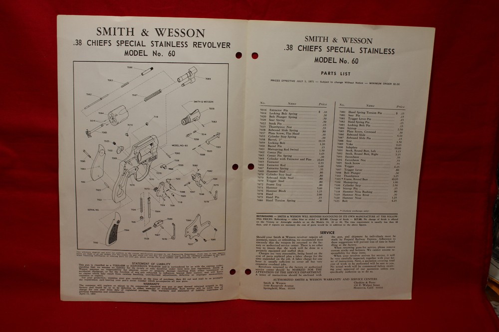 SMITH & WESSON MODEL 60