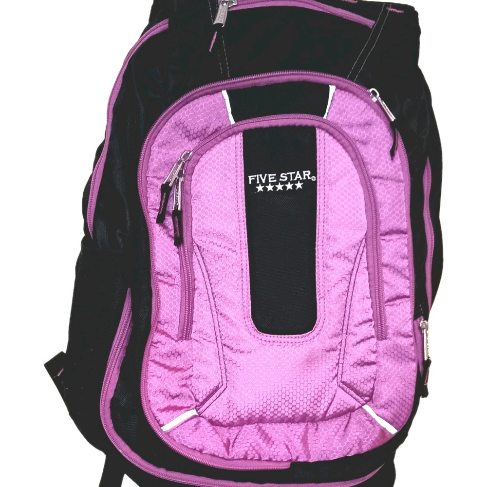 Five-Star Expandable Backpack, Laptop Sleeve Multi-Use Large Backpack Gym EUC