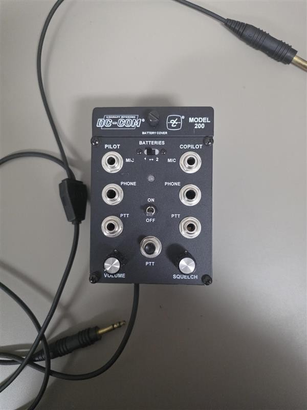 David Clark Aircraft Intercom DC-COM Model 200