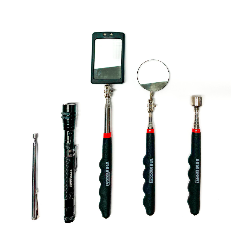 5 pcs Magnetic Telescoping Pickup Tool w Bag