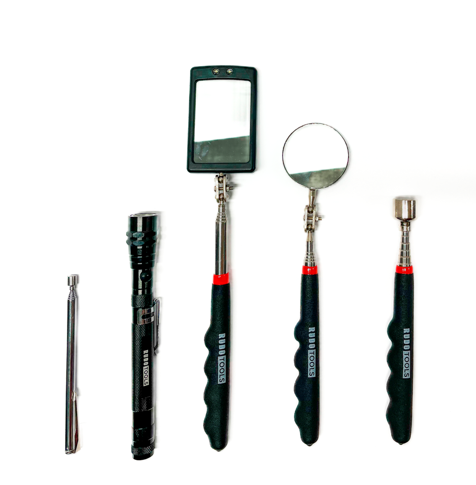 5 pcs Magnetic Telescoping Pickup Tool w Bag