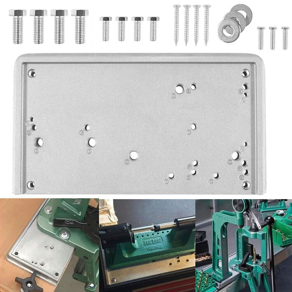 9282 Accessory Base Plate-3 Grey Reloading Bench for RCBS Rock Chucker Supreme