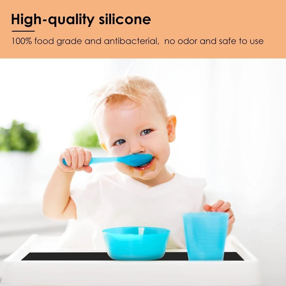 KitchenRaku Extra Large Silicone Mat for Kitchen Worktop Protector, Thickened...