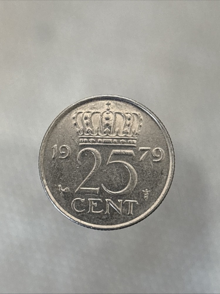 1979 Netherlands 25 Cents. Z136