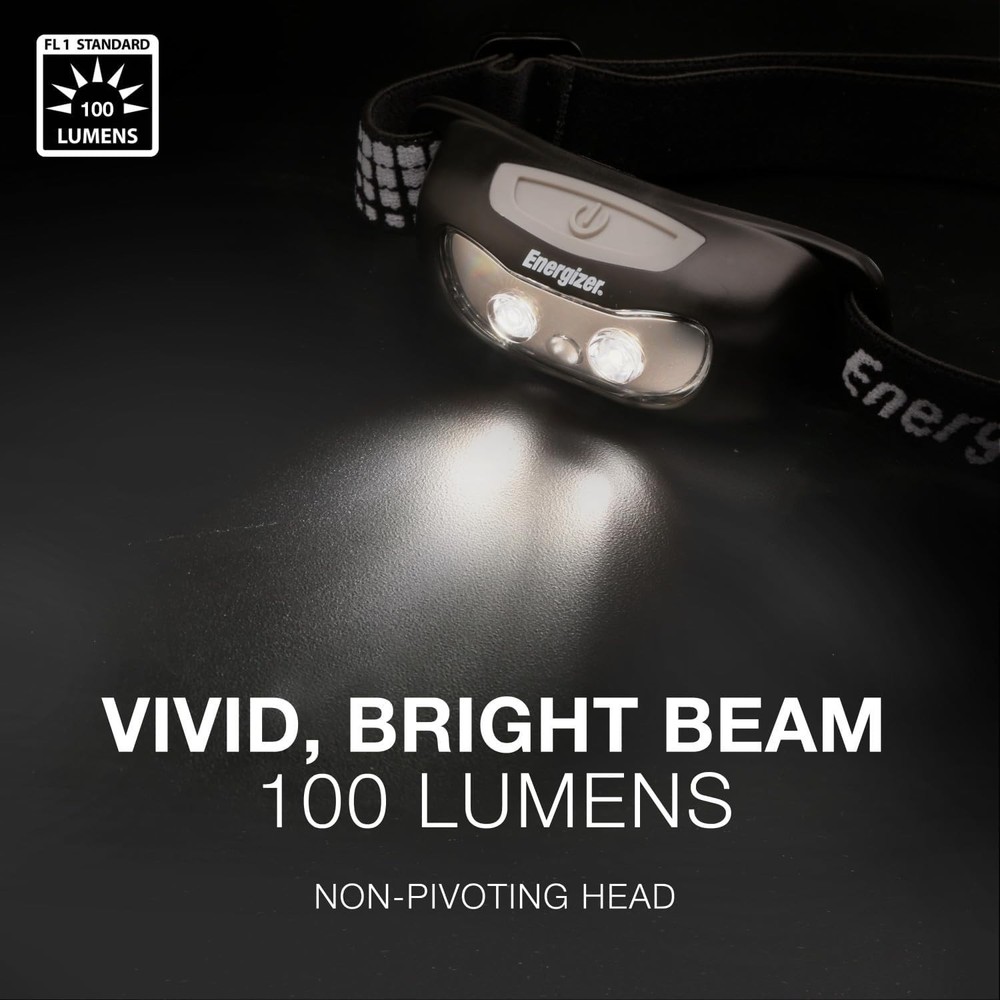 Universal+ Rechargeable LED Headlamp 2-Pack - Ultimate Night Vision & Durability