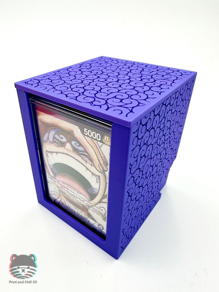 One Piece TCG Gum Gum Devil Fruit Pattern Luffy Magnetic Deckbox