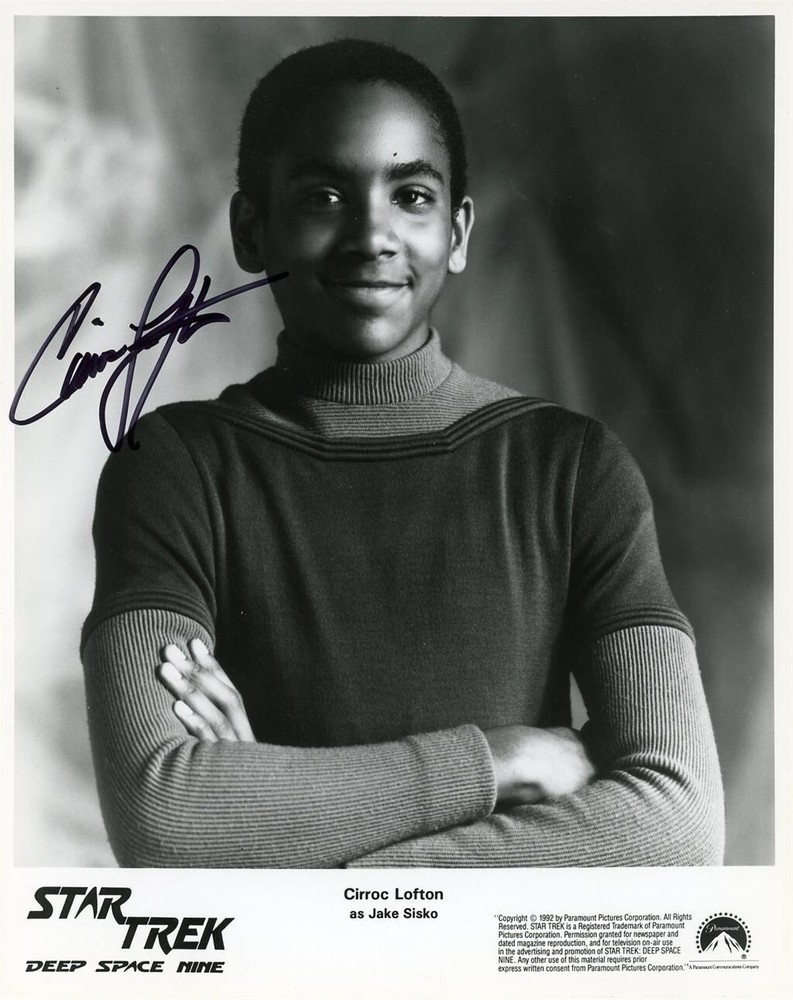 Cirroc Lofton-Signed Photograph