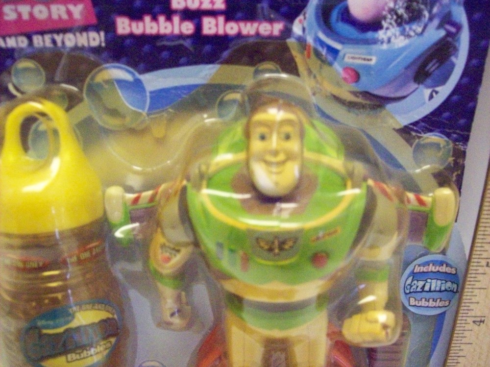 RARE Disney Pixar Buzz Lightyear Bubble Blower - NEW/Sealed