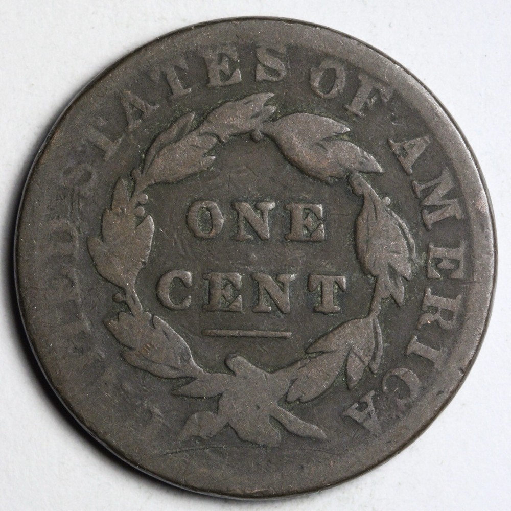 1833 Coronet Head Large Cent CHOICE FINE E125 VUCJ