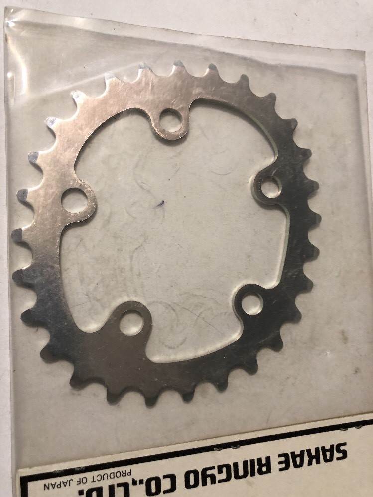 Vintage Sakae SR Ovaltech Chainring MTB 28T