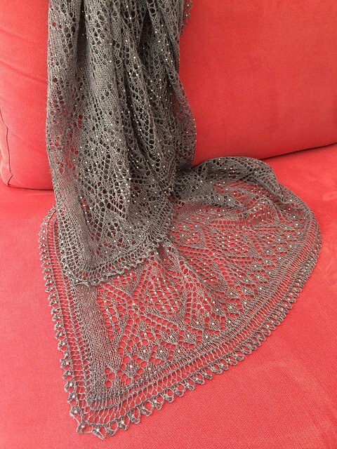Goddess Knits "Ostara" Shawl