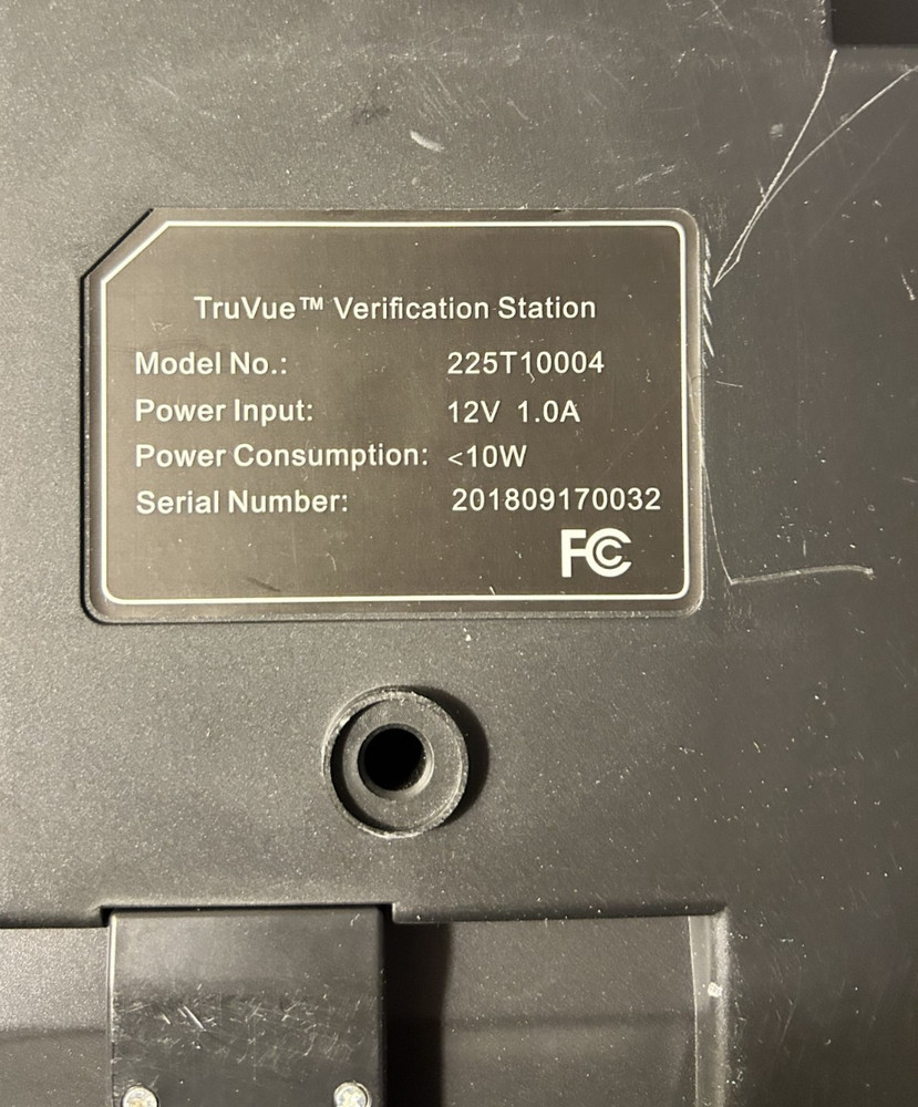 TruVue Verification Station, Counterfeit Detection Solution (225T10004)