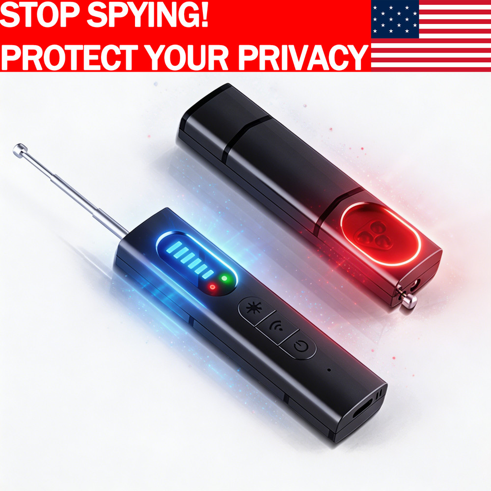 Hidden Camera Detector Anti-Spy Car GPS Tracker Listening Device Bug RF Wireless