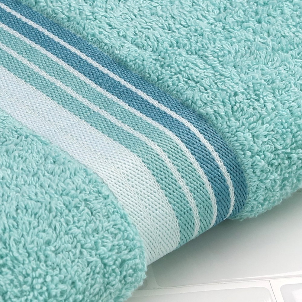 Mainstays Basic Bath Towel, Soft 100% Cotton and Highly Absorbent Striped Bath T