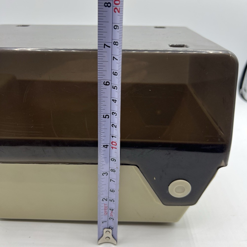QVS Floppy Disk Plastic Storage Case With Hinged Top - Vintage