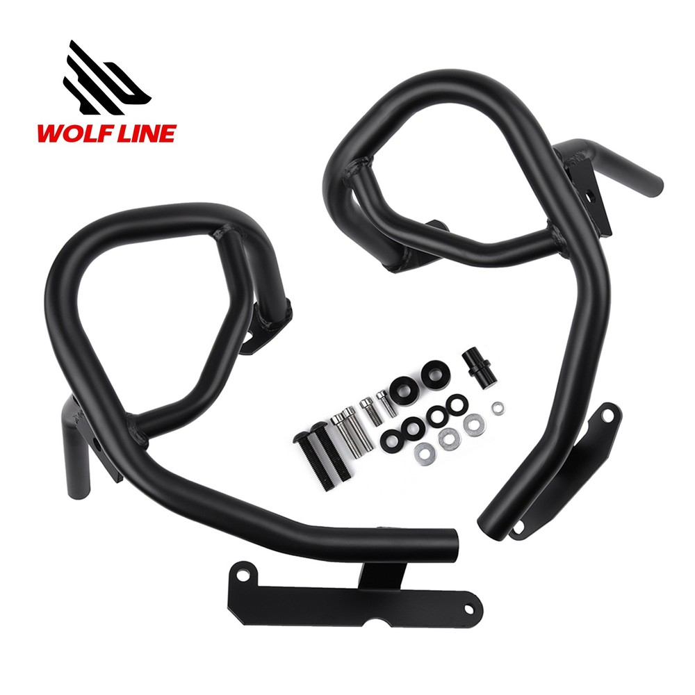 WOLFLINE Crash Bar Engine Guard Frame Protector For BMW G310GS G310R 2017-2019