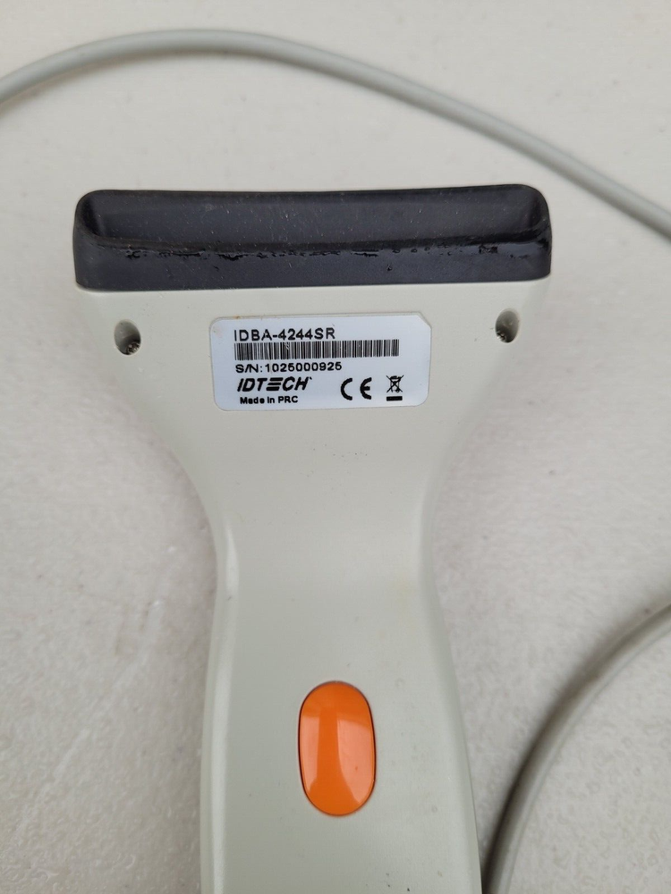 Idtech Point of Sale USB Wired Handheld Barcode Scanner IDBA-4244SR Tested
