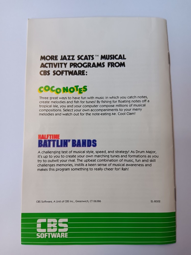 Commodore 64 Movie Musical Madness Computer Game Software Tested/Works CBS