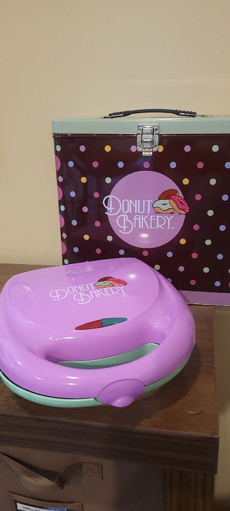 Donut Bakery Kit By Nostalgia Electrics, Fun Set With Case!