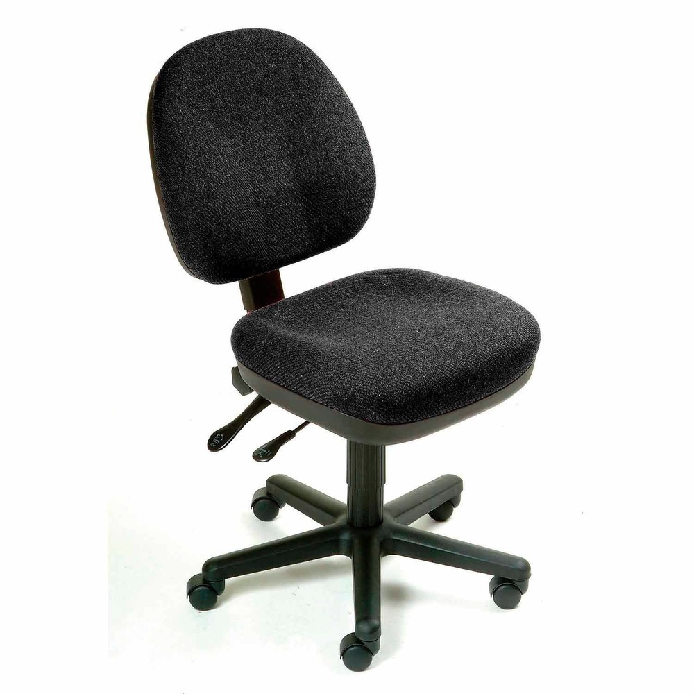 Task Chair Fabric Upholstery Black
