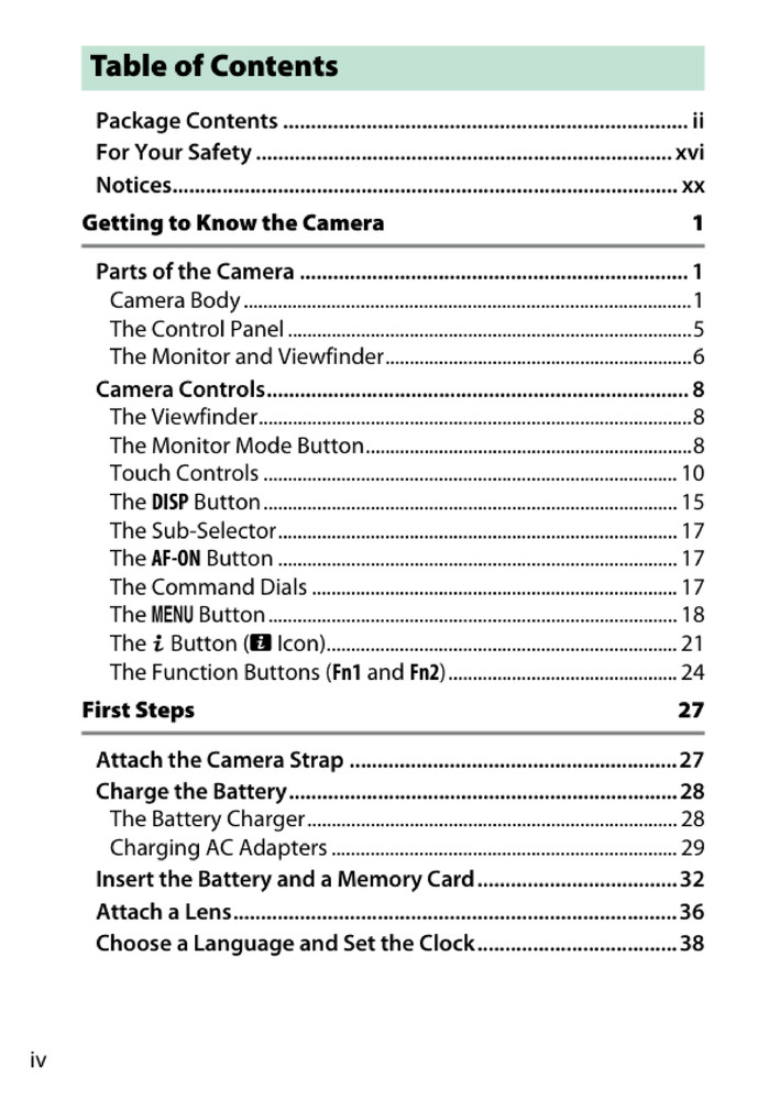 Nikon Z6 — User Reference Manual Guide — 511 Pages — Printed & Bound in USA