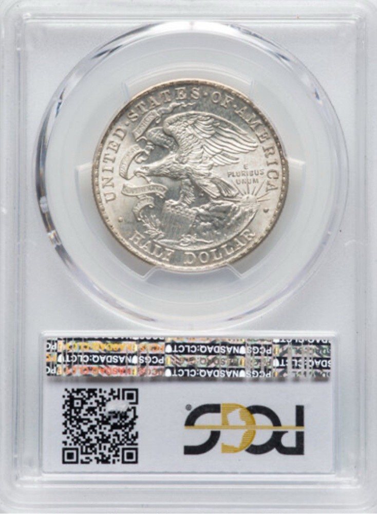 1918 - Lincoln Commemorative Silver Half Dollar - PCGS MS 66 Gem - Blast White