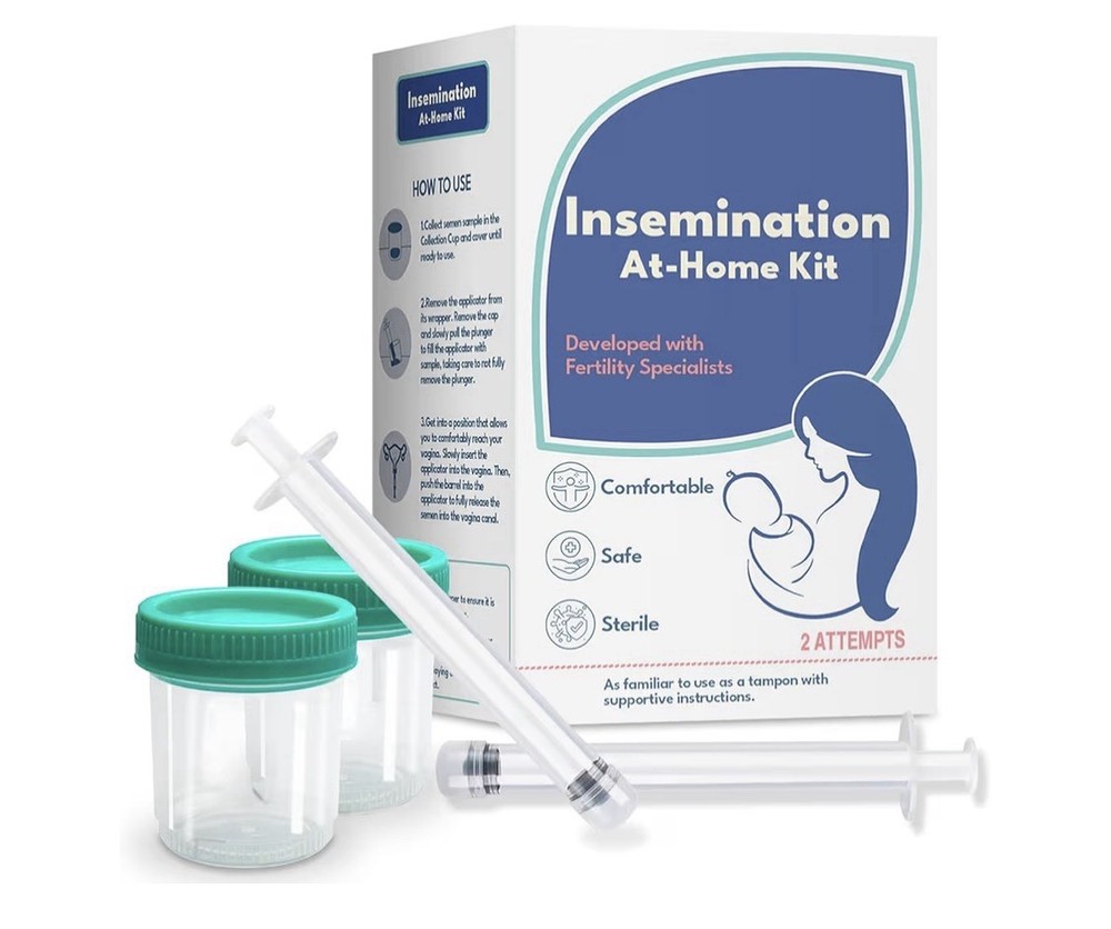 Insemination Kit Comfortable Safe Sterile Semen Collection Cup Applicator