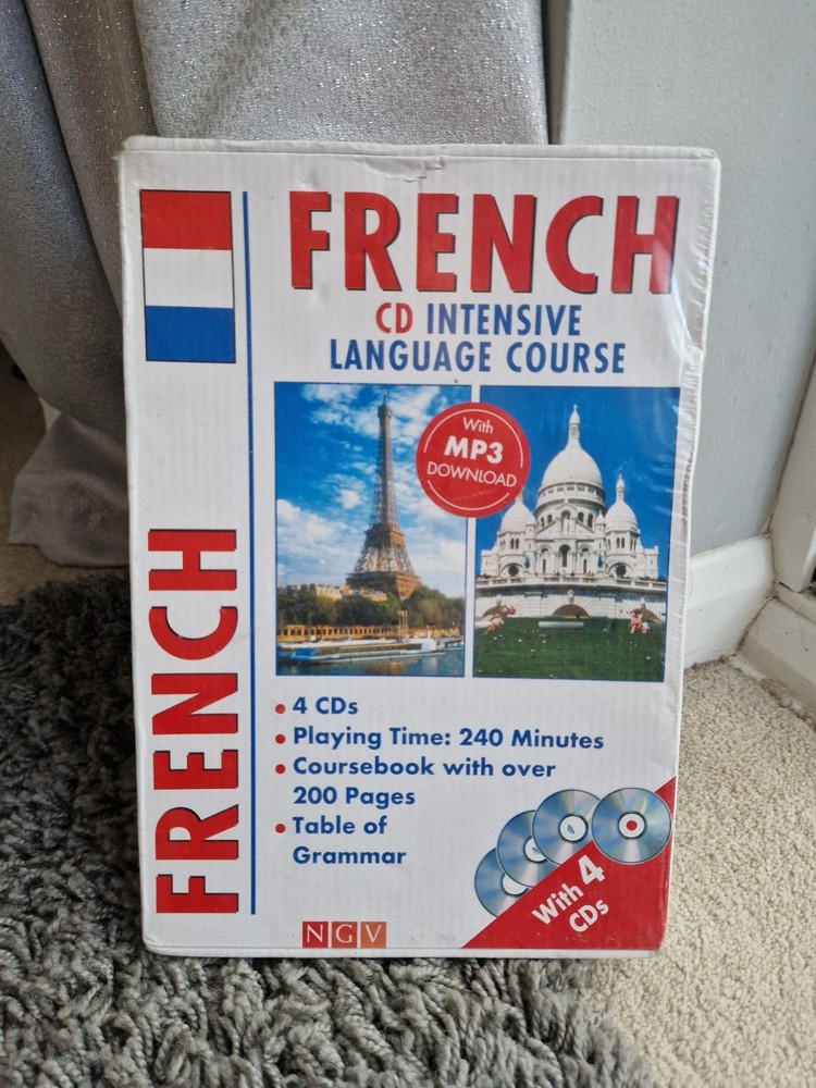 French Intensive Language Course - 4 CDs & Course Book Education