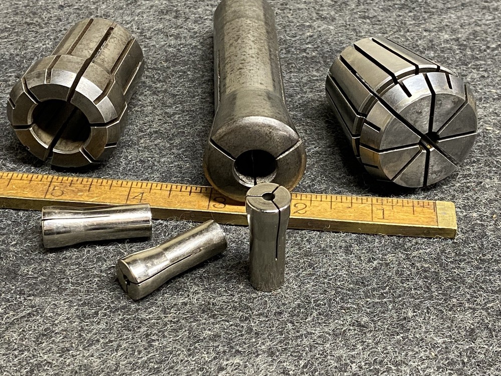 6 Machine Collets End Mill Tool Holding Assorted Sizes
