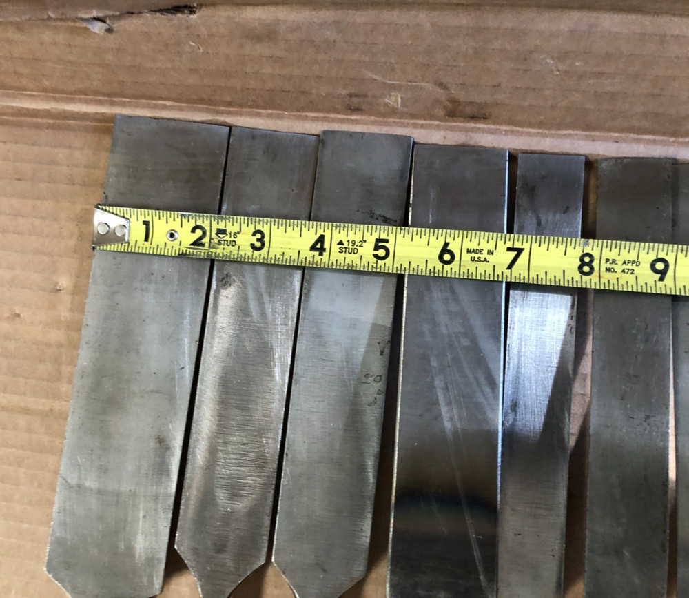 Graduated Cranked Neck Set of 10 Buck Bros Gouges Tang Chisels
