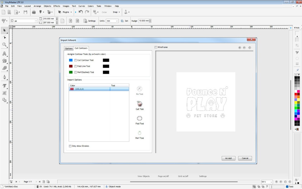 Vinyl Sign Software for Cutter Plotter Arch Vectorize & Logo VinylMaster LTR