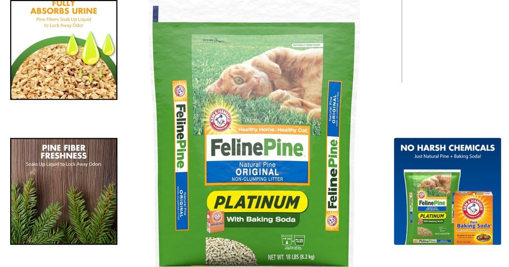 Feline Pine Cat Litter 18lbs - Light, Natural, and Odor Neutralizing Solution