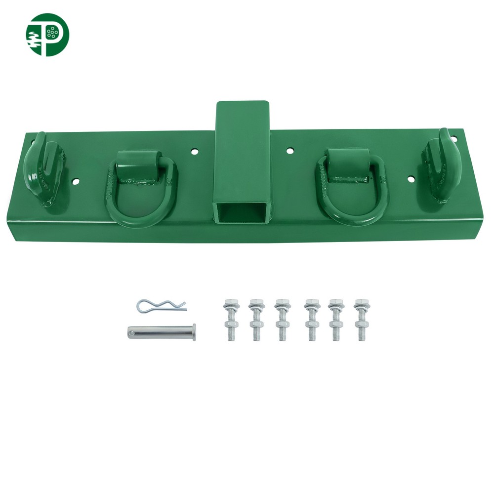 Bolt on Grab Hooks & D Rings & 2" Receiver 1025R Compact For John Deere Tractor