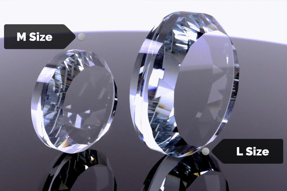 6-Pack Crystal Glass Pattern Weights for Sewing - Fabric Weights for Precision D