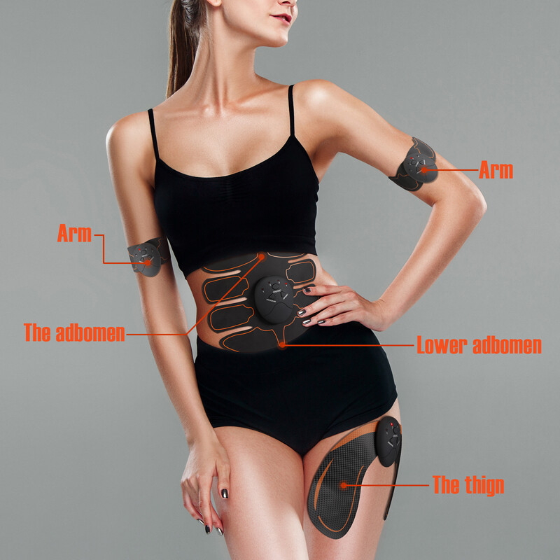 EMS ABS Muscle Trainer Abdominal Hip Buttocks Stimulator Electric Smart Training