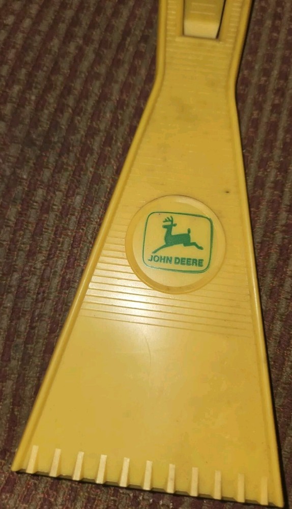 John Deere Dealer Ice Scraper Farm Machinery Implement