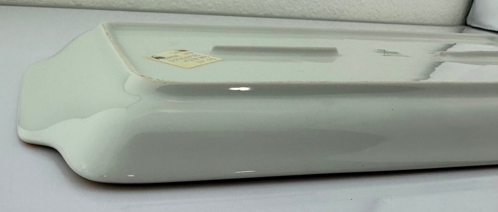 Mitterteich Bavaria Germany Rectangular Serving Tray 14x6.5”. Pre-owned