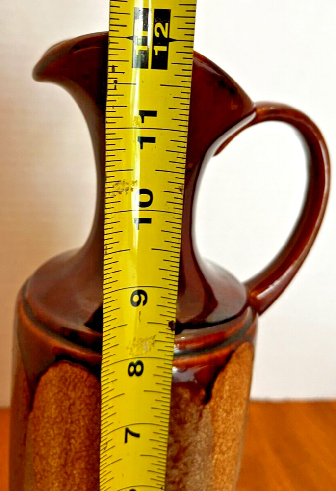 pitcher Royal Haeger Drip Glaze Brown Pitcher