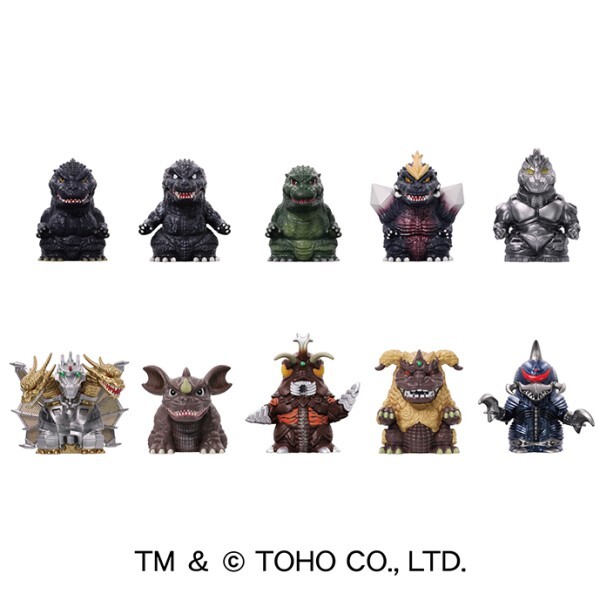 complete-set-10-box Godzilla sofvi Puppet Mascot 3 Soft Vinyl figure 2025