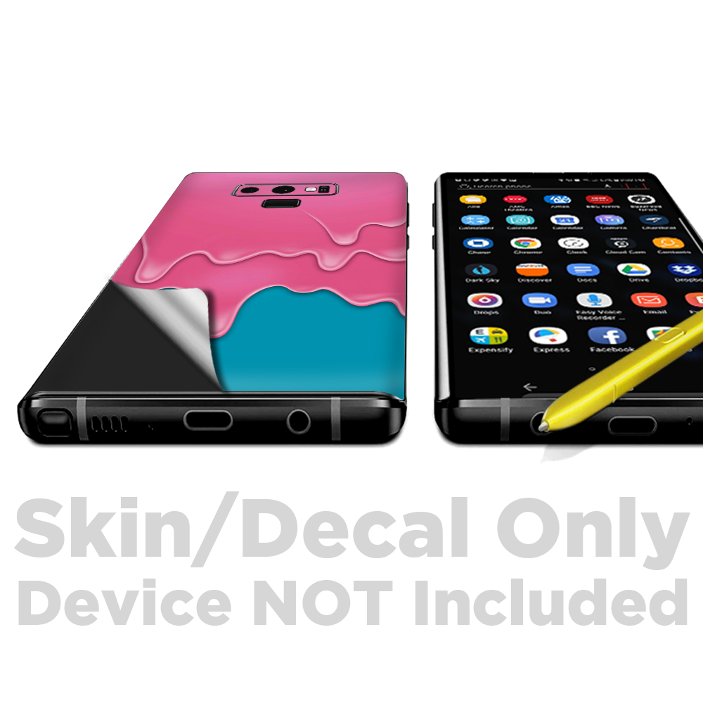 Skins Decal Wrap for Samsung Note 9 - Dripping Ice Cream Drips