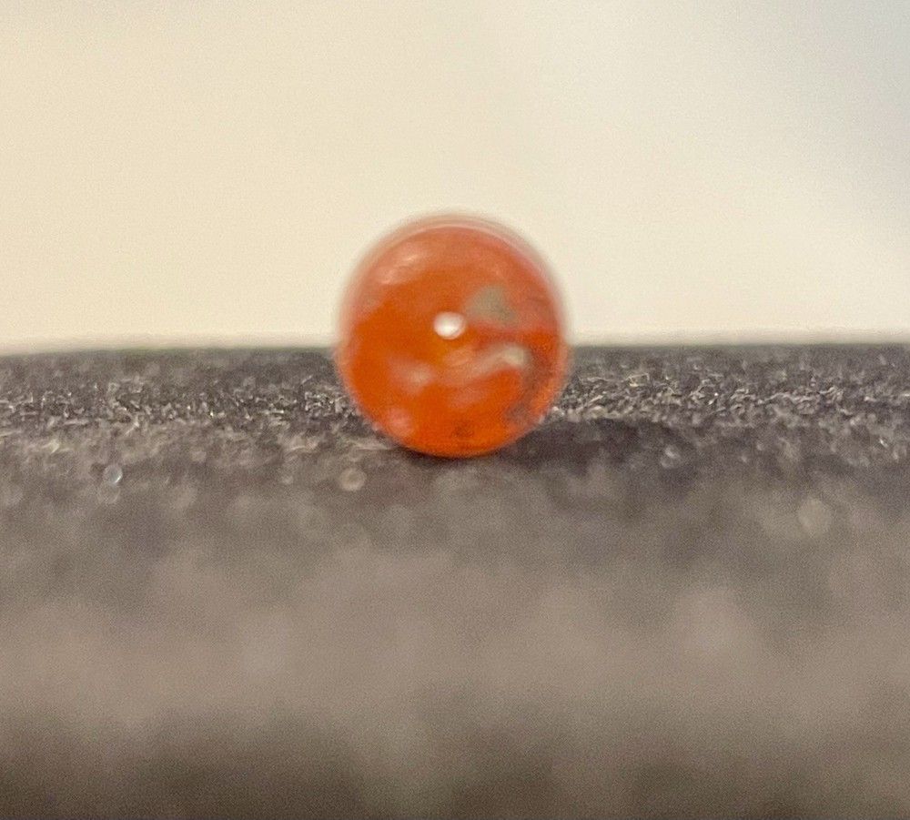 Ancient Pyu Culture Etched Agate Barrel Bead