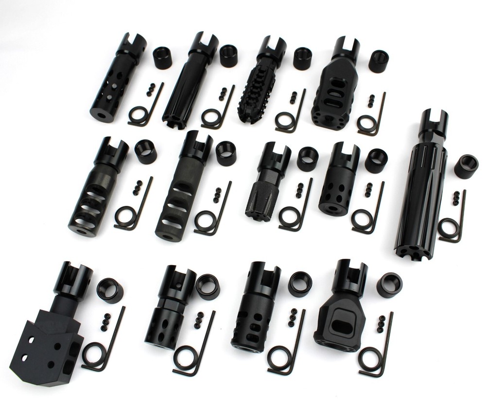 Black  Muzzle Brake Compatible with Ruger 10/22 1022 .22LR