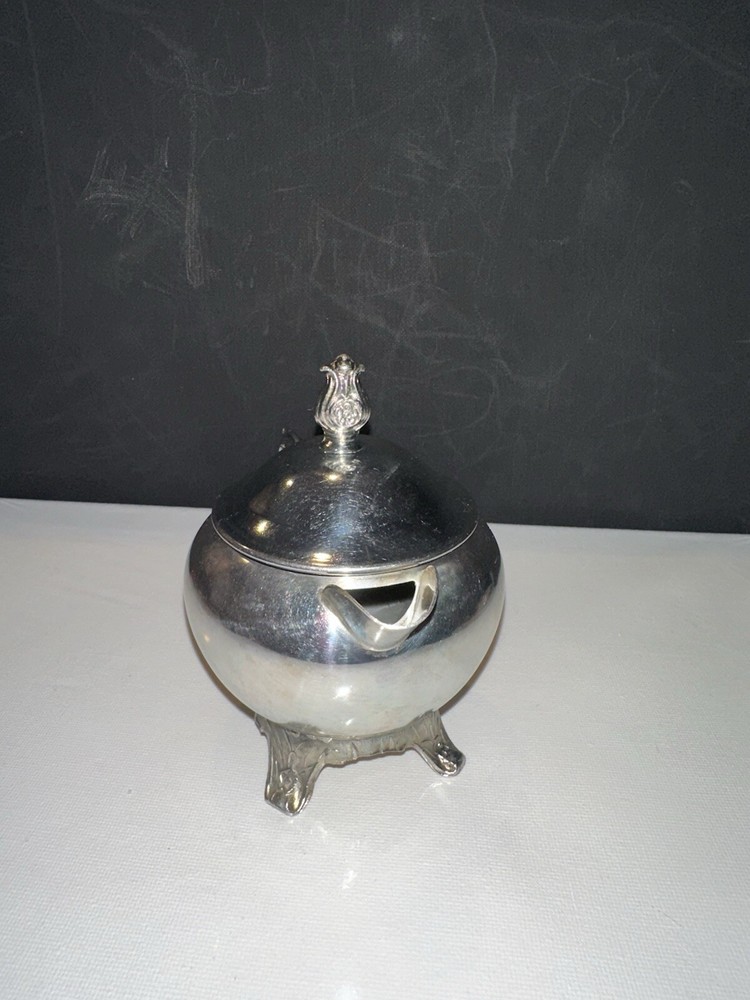 Vintage FB Rogers Silver Co silver plated Footed creamer